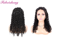 Medium Cap Size Front Lace Wigs met diepe golf textuur - 10 inch tot 40 inch lengte